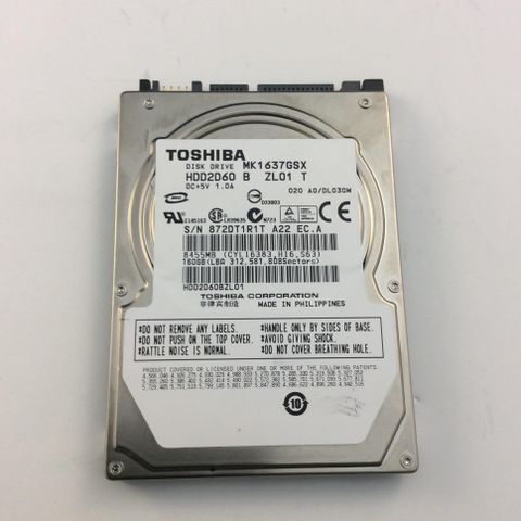 Hdd Toshiba Ata 160Gb - 2.5'