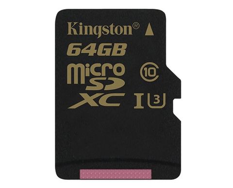 Kingston Gold Microsd Uhs-I Speed Class 3 (U3) 64Gb  Sdcg/64Gbsp