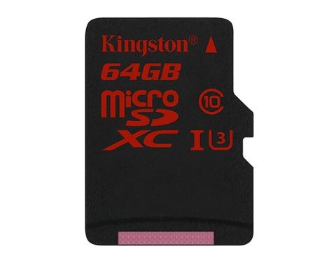 Kingston Microsdhc/Sdxc Uhs-I U3 90R/80W 64Gb  Sdca3/64Gbsp