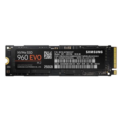 Ssd Samsung 960 Evo Series 500Gb (M.2 2280, Pcie 3.0 X4)