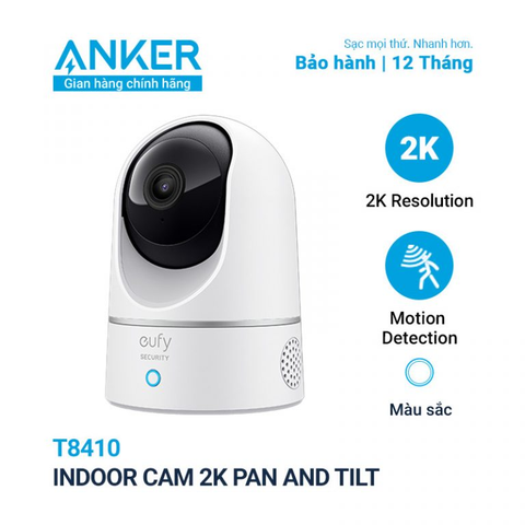Camera Eufy Indoor 2K PAN AND TILT – T8410
