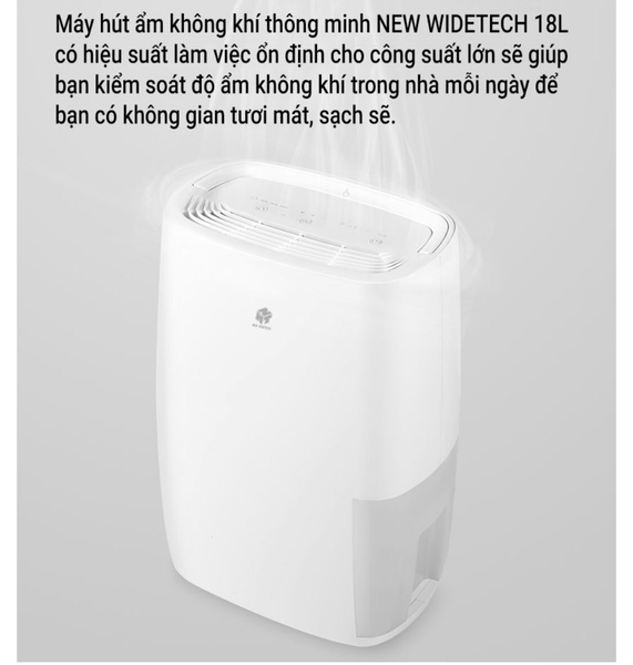 Máy Hút Ẩm Xiaomi New Widetech 18L