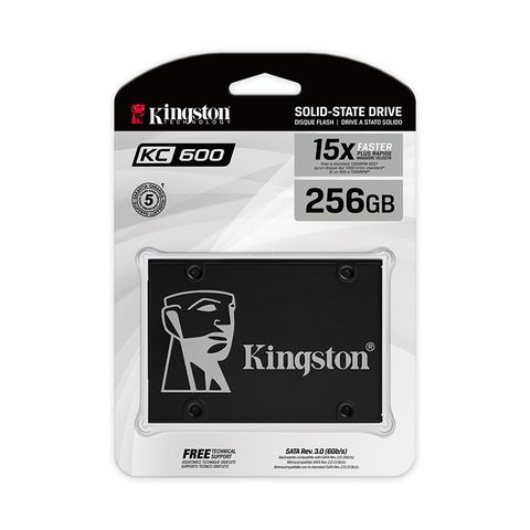 Ổ cứng SSD Kingston KC600 256GB 2.5 inch SATA III (SKC600/256G)