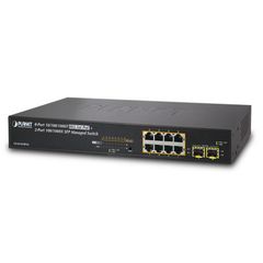  8-port 10/100/1000mbps Poe Switch Planet Gs-4210-8p2s 