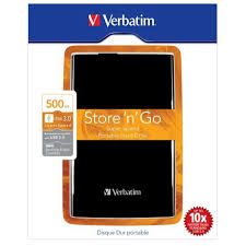  Verbatim 53023 Store'N' Go Portable External Hard Drive 2,5