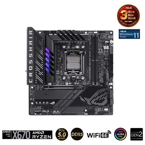 Bo Mạch Chủ Asus Rog Crosshair X670e Gene (ddr5)