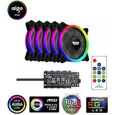 Aigo Dr12 3In1 Rgb 12Cm Kit 5 Fan + Hub