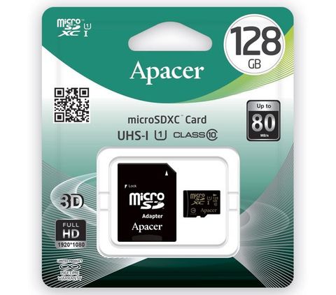 Apacer Sdxc/Sdhc Uhs-I U3 Class 10 (R95 W45 Mb/S) 16Gb