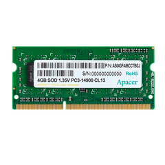  Apacer Ddr3 Notebook Memory Module 4Gb 