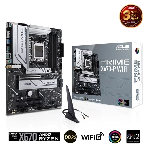 Bo Mạch Chủ Asus Prime X670-p Wifi (ddr5)