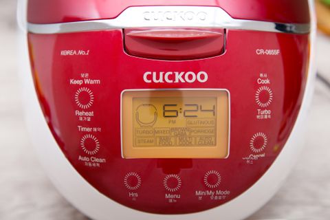 Nồi cơm điện tử Cuckoo CR-0655F Trắng Đỏ