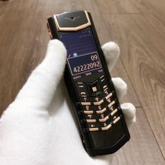  Điện Thoại Vertu Signature S Demi Black Rose Ceramic 