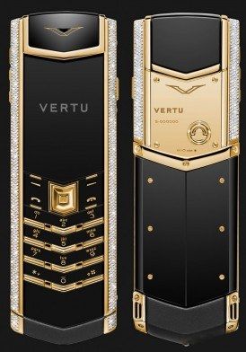 Điện Thoại Vertu Signature S Full Gold Mix Diamond