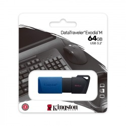 Usb Kingston 64gb Datatraveler Exodia M Dtxm/64gb