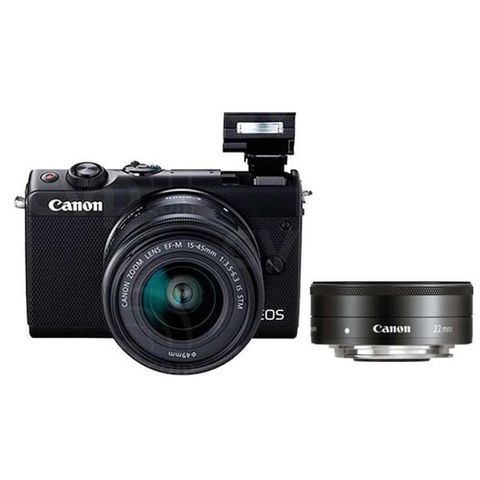 Canon Eos M100 Kit (Ef-M15-45 Is Stm & Ef-M22 Is Stm)