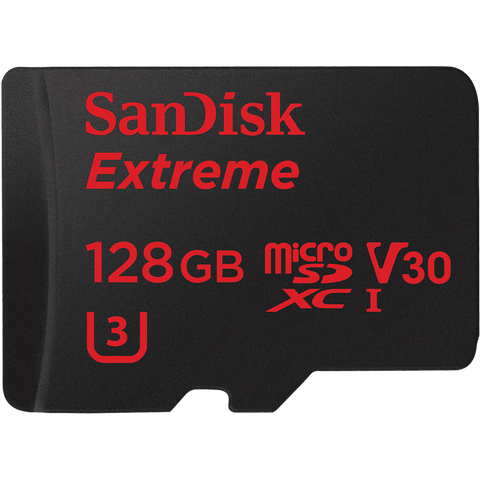 Sandisk Extreme Microsd For Action Cameras 128 Gb