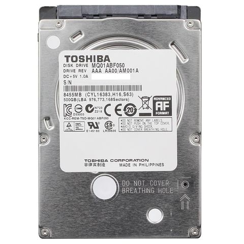 Hdd Toshiba Sata 500Gb - 2.5'