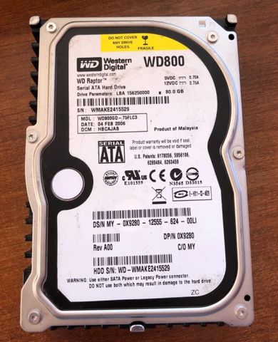 Hdd Wd Ata 80Gb - 2.5'