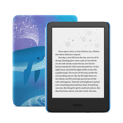 Máy Đọc Sách Amazon Kindle Kids 2022 16gb 6 Inch, Kèm Bao Da