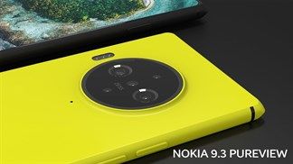 Lộ ảnh render của siêu phẩm Nokia 9.3 PureView 5G với cụm máy ảnh khủng mặt sau, camera selfia ẩn dưới màn hình