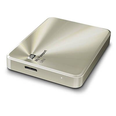 Ổ Cứng Di Động 3Tb Wd My Passport Ultra Metal - Màu Vàng