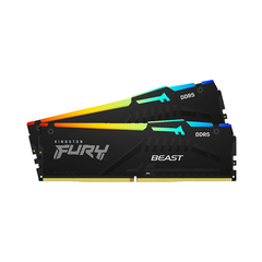  RAM Kingston Fury Beast 32GB 5200MHz DDR5 RGB (KF552C40BBAK2-32) 