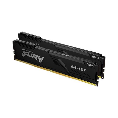 Ram Desktop Kingston Fury Beast 16gb (2x8gb) Ddr4 2666mhz