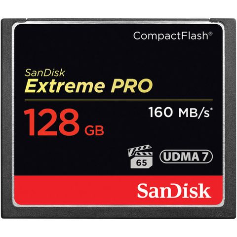 Sandisk Extreme Pro Compactflash Memory Card 128 Gb