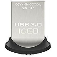 Sandisk Ultra Fit Usb 3.0 Flash Drive 16 Gb