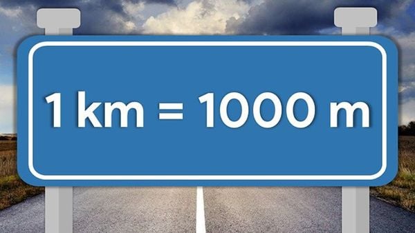 1 km bằng bao nhiêu m, cm, mm, dm, inch, pixel? Đổi 1 km = m