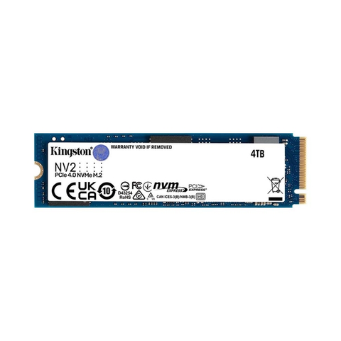 Ssd Kingston Nv2 4tb M.2 Pcie Gen4 X4 Nvme Snv2s/4000g