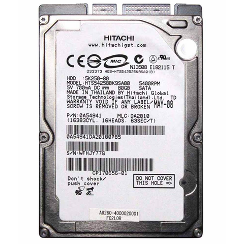 Hdd Hitachi Ata 250Gb - 2.5'