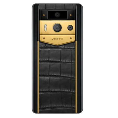 Điện Thoại METAVERTU 2 Generation Luxury Custom Made Alligator Gold Black