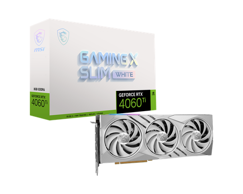 VGA Msi Geforce Rtx 4060 Ti Gaming X Slim White 8g