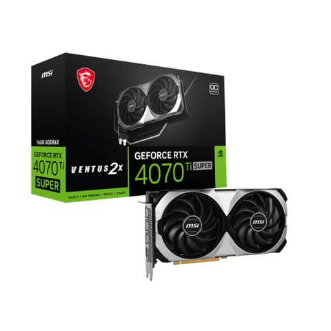 Vga Msi Geforce Rtx 4070 Ti Super 16gb Ventus 2x Oc