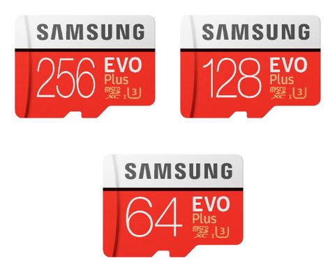 Samsung Microsdxc Evo Plus Memory Card W/ Adapter 256Gb (2017 Model) 256Gb 128Gb 64Gb 32Gb