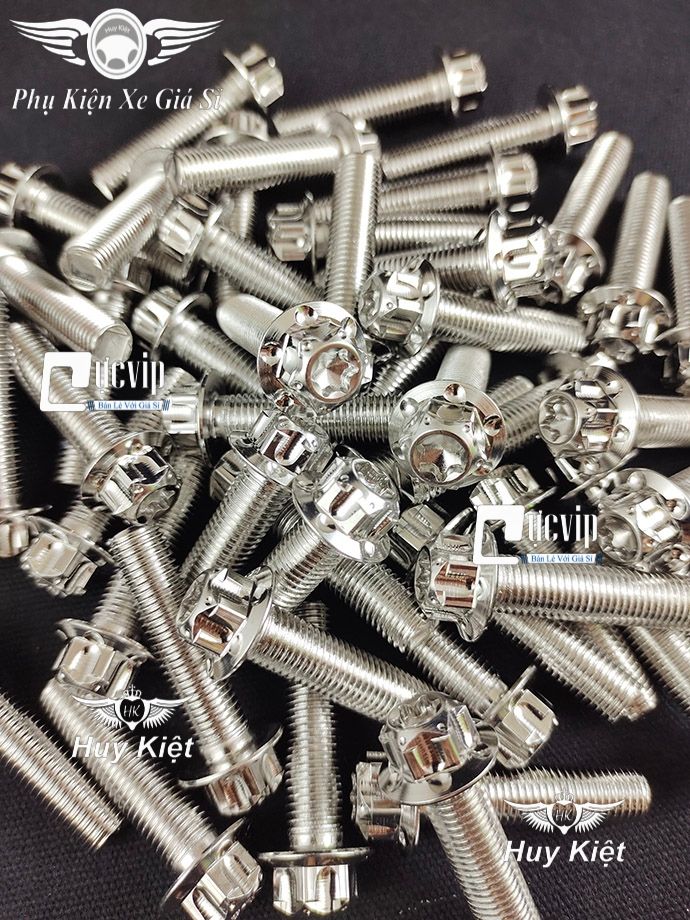 Ốc Salaya Inox 304 6Li, 8Li, 10Li Chiều Dài Đầy Đủ Các Size