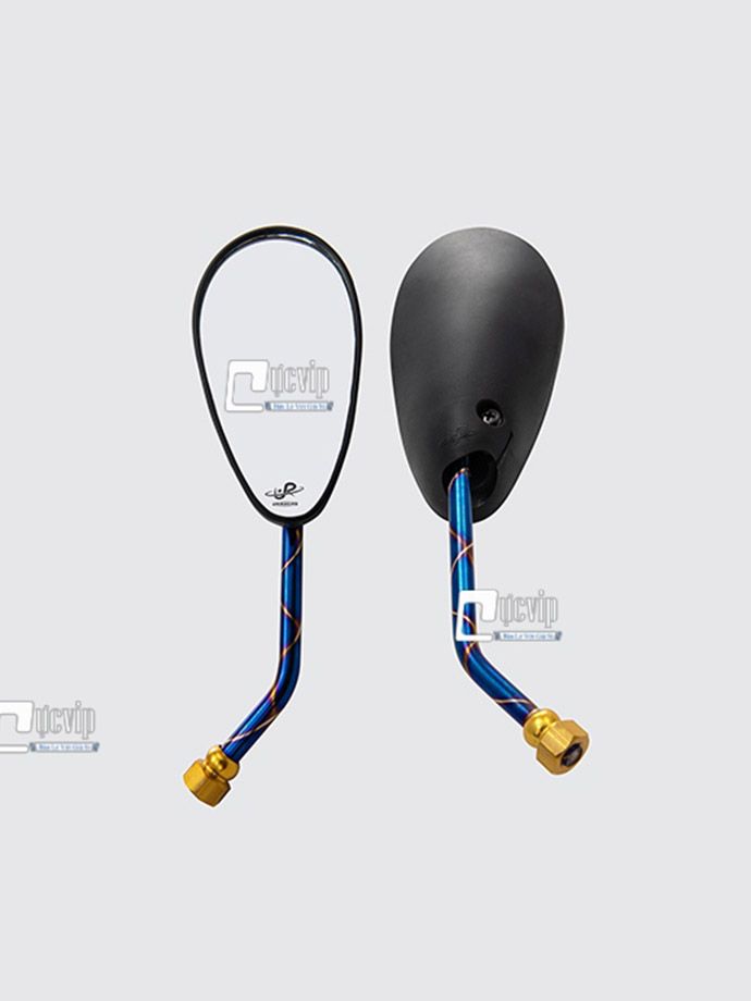 Cặp Kính Hậu Xe Máy Kiểu Raider Satria Inox Xi Titan Gắn Mọi Loại Xe MS3897