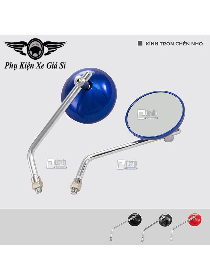 Kiếng Chiếu Hậu Trái Xe Máy Kiểu Chén Nhỏ Gắn Mọi Loại Xe MS3982