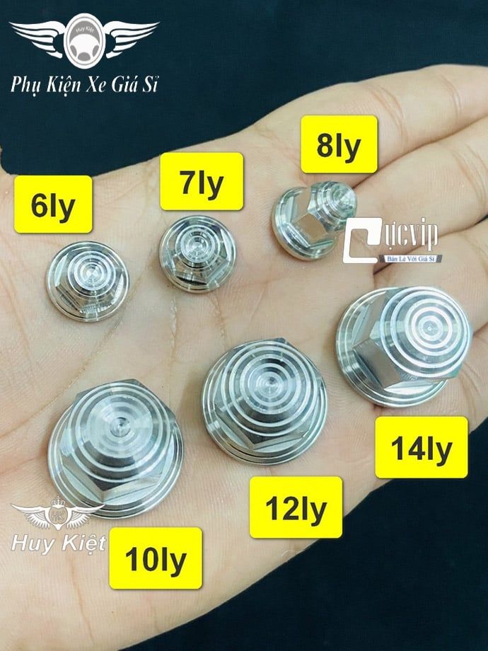 Tán Salaya Inox 304 Kiểu Thái Đầu Bít 6Li, 7Li, 8Li, 10Li, 12Li, 14Li MS9999-11