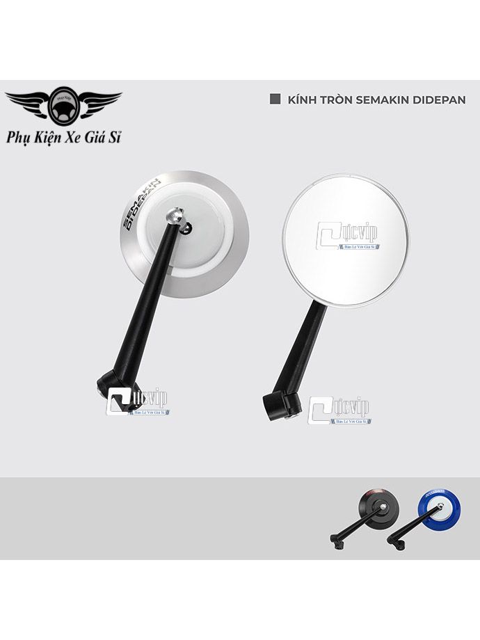 Kính Chiếu Hậu Xe Máy Bên Trái Kiểu Semakin Di Depan Gắn Mọi Loại Xe MS3990