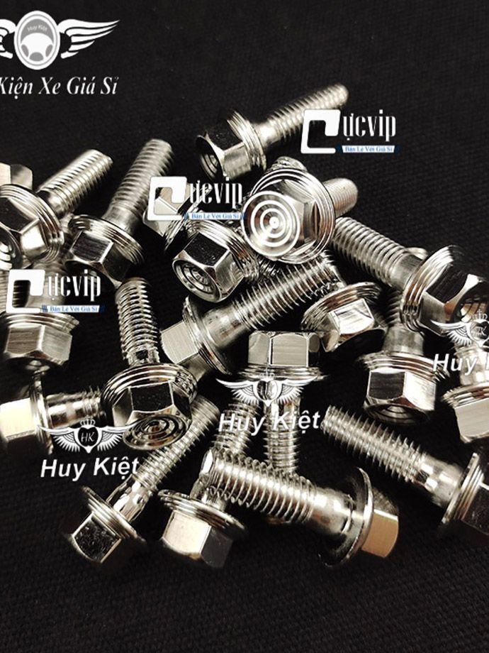 Ốc Salaya THÁI Inox 304 8Li, 10Li Chiều Dài Đầy Đủ Các Size