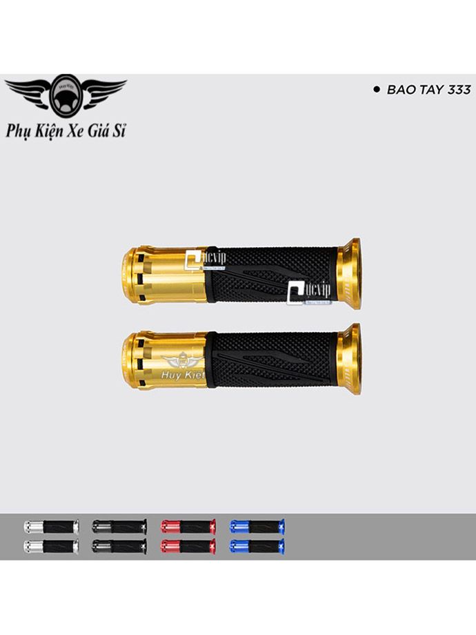 Cặp Bao Tay Xe Máy Nhôm CNC Kiểu 333 Gắn Mọi Loại Xe MS4019