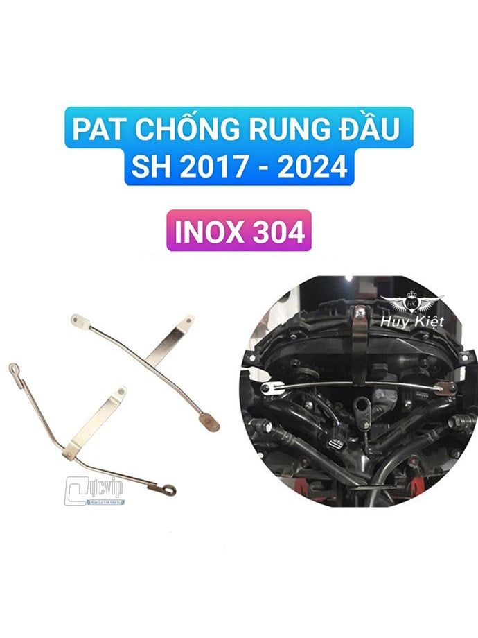 Pat INOX 304 Chống Rung Đầu Đèn SH Việt 2017 - 2019 Và SH Việt 2020 - 2024 MS9999