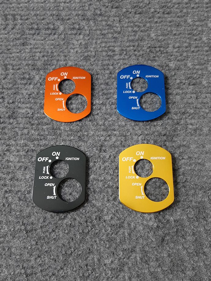 Dán Ổ Khóa Xe Winner Nhôm CNC MS2375