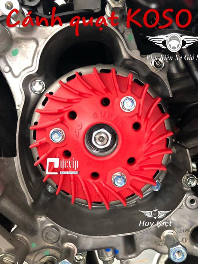 Cánh Quạt Gió Tản Nhiệt Độ ADV 150cc Chính Hãng Koso Taiwan MS3869