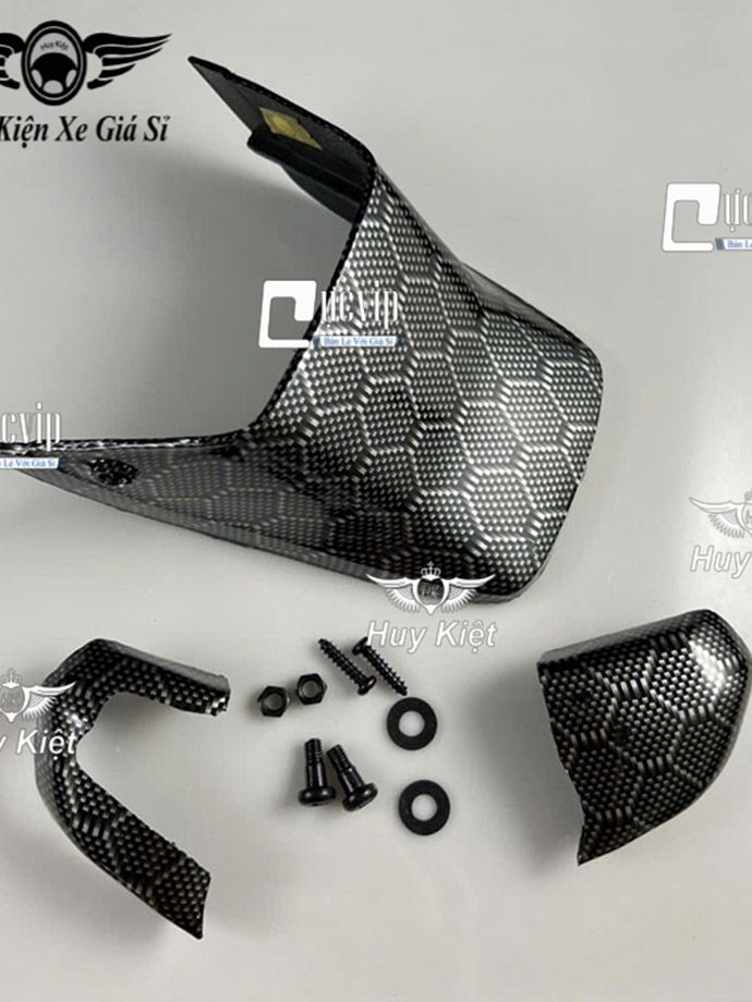 Ốp Dè Sau + Xi Nhan Trước Carbon (Tặng Ốc) Cho Dream 100cc 110cc, Dream Lùn, Dream Thái MS6662