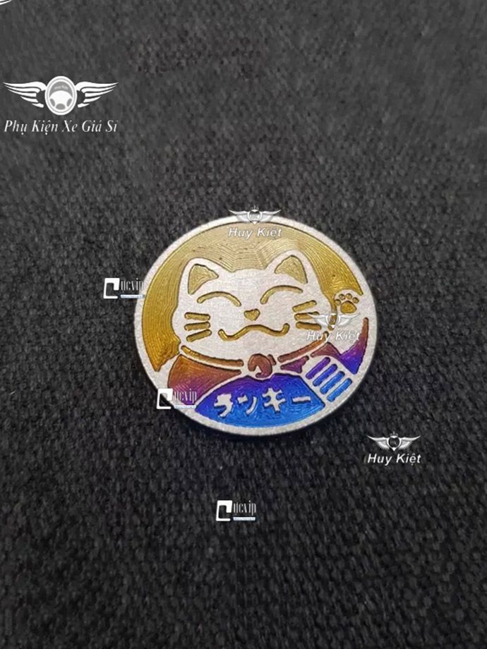 Tem Logo Mèo May Mắn Titan MS1898