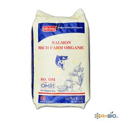 Phân Hữu Cơ Thông Minh SALMON RICH FARM ORGANIC | Đạm cá hồi và tảo biển - Bao 20Kg
