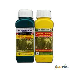Cặp AC-Zinmac NANO & agBasics | Chuyên dùng cho cây Sầu Riêng - Chai 300ml x 2